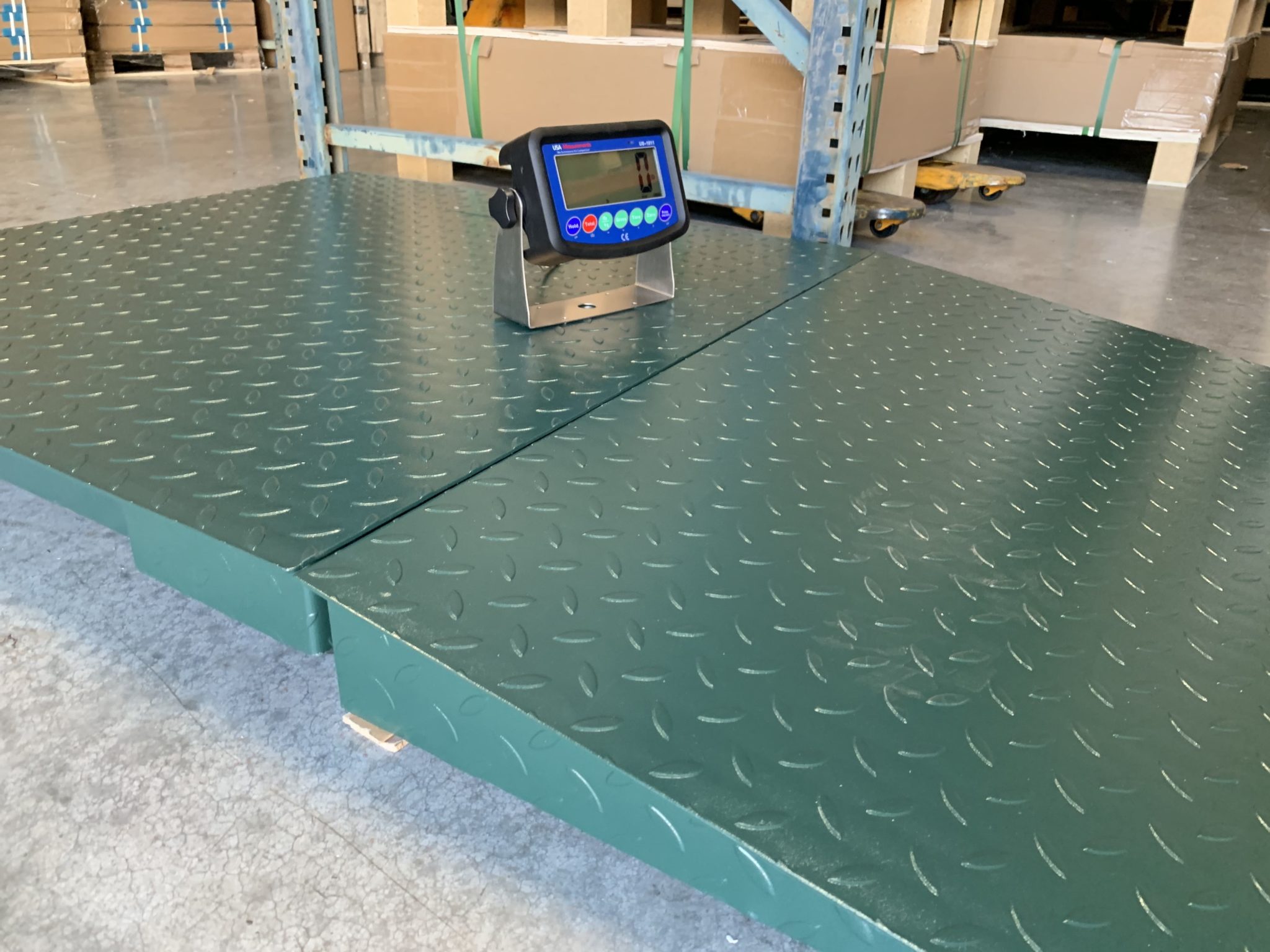 USEtek Medium Duty Floor Scale with Ramp USA Measurements