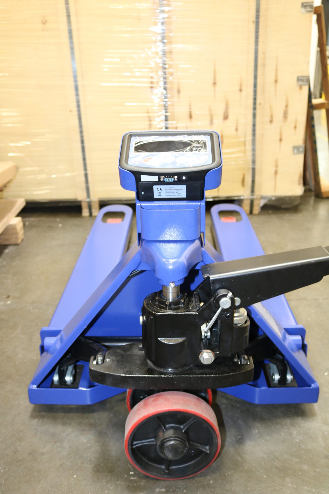 Heavy Duty Pallet Jack Scale with Label Printer USA Measurements