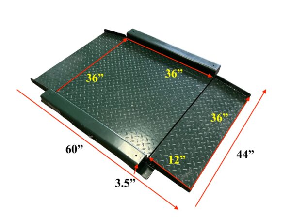 US-LDL3636 "Ultra Low" Drum Scale (2,500 lb x 0.5 lb) - Image 10
