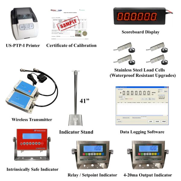 US-HDSC-10K “Build Your Own” Scale Kit (10,000 lb x 1 lb) - Image 13
