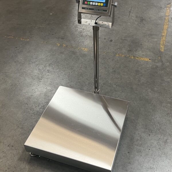 US-BT2424SS-1K "BenchTek" Stainless Steel 24"x24" NTEP (1,000 lb x 0.2 lb)