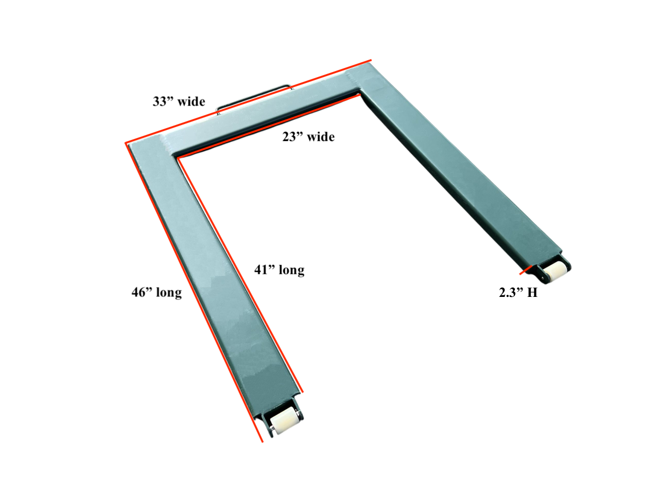 US-UB2748-10K Horseshoe Beam Floor Scale, Narrow (10,000 lb) - Image 16