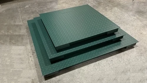 Floor scales packed and ready to ship