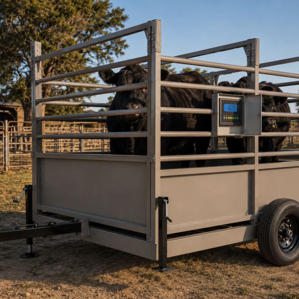Livestock Trailer Scale Single Axle